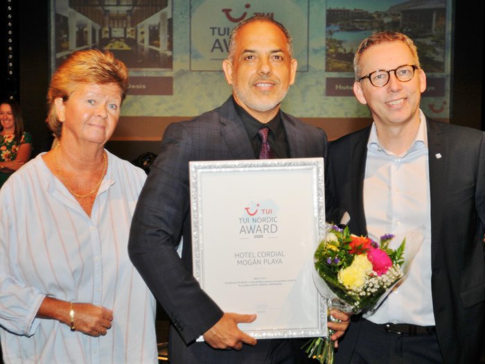 TUI Nordic distingue al Hotel Cordial Mogán Playa con su Silver Award