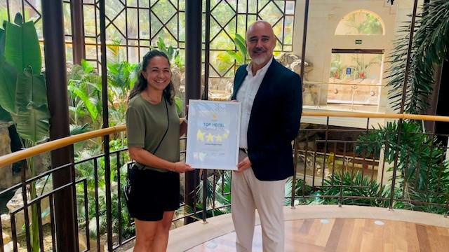 El Hotel Cordial Mogán Playa recibe el TOP PARTNER 2022 del turoperador alemán Schauinsland-Reisen