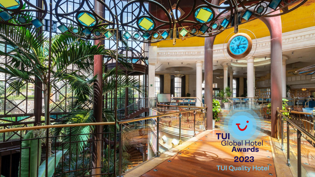 Hotel Cordial Mogán Playa receives the TUI Global Hotel Award Quality Hotel 2023