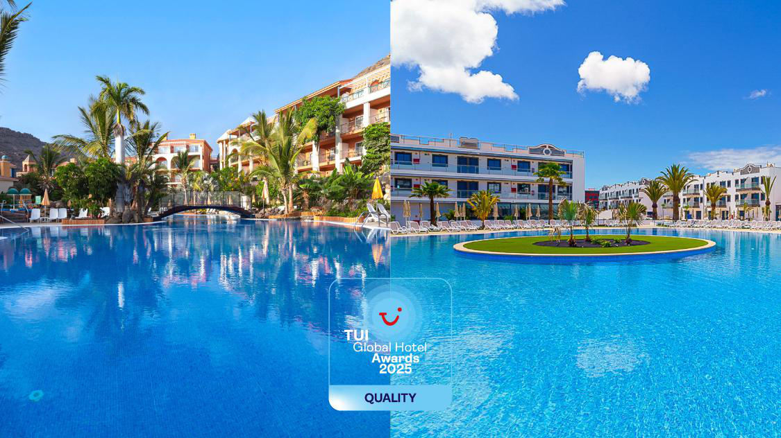 Los Hoteles Cordial Mogán Playa y Cordial Marina Blanca, galardonados con el TUI Global Hotel Awards Quality Winner 2025