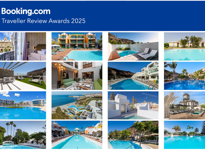 Todos los establecimientos de Cordial Hotels & Resorts, premiados con el Traveller Review Award 2025 de Booking.com
