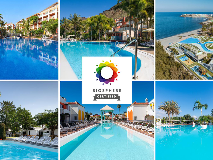 Six Cordial Hotels & Resorts establishments recognised with the prestigious Biosphere Sustainable certificate