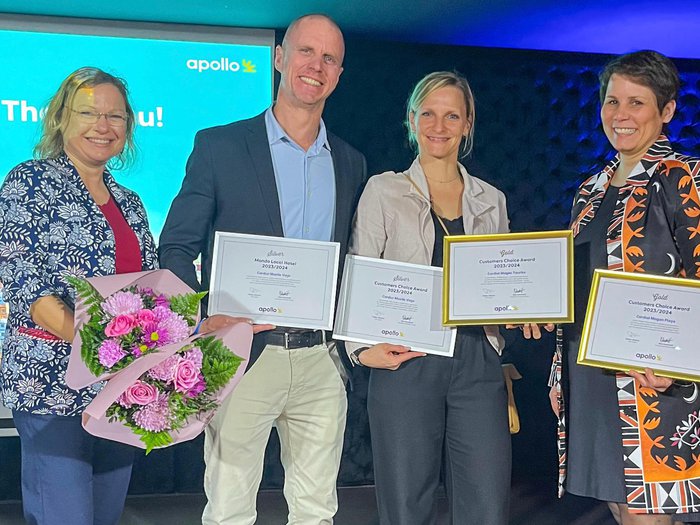 Cordial Hotels & Resorts recibe cuatro premios del turoperador nórdico Apollo