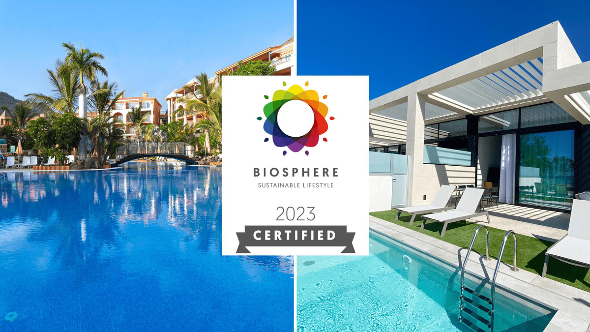 Cordial Mogán Playa Hotel and Cordial Santa Águeda Resort obtain the prestigious Biosphere Sustainable Lifestyle 2023 su