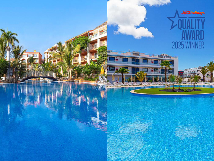 Cordial Marina Blanca Hotel and Cordial Mogán Playa Hotel receive the Jet2holidays Quality Award