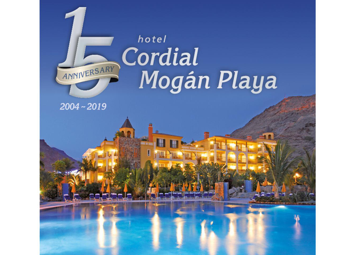 Hotel Cordial Mogán Playa, the jewel of Puerto de Mogán, celebrates its 15th anniversary